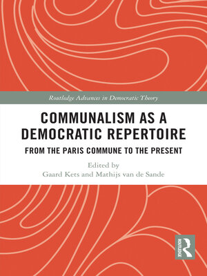 cover image of Communalism as a Democratic Repertoire